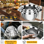 Colander, Stainless Steel Colander - Image 7