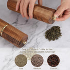 Wooden Pepper Grinder Pepper Mill, Adjustable Coarseness Salt Pepper Grinder - Image 3