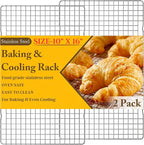2PCS Cooling Racks for Cooking and Baking by QukakaHomeCare