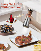 Electric Salt and Pepper Grinder Set - Image 3