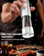 Electric Salt and Pepper Grinder Set - Image 2