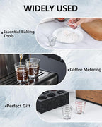 Shot Glasses Measuring Cup Set 2PACK Espresso Shot Glasses Liquid Heavy Glass - Image 4