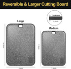 Plastic Cutting Board Dishwasher Safe, 2 Cutting Boards Large Cutting Board - Image 3