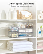 Vtopmart Stackable Storage Drawers Set of 6, Laundry Room Organization - Image 6