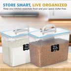 Shazo 2 PC Flour Sugar Storage Containers - Image 9