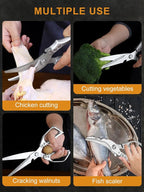 2 Pack Kitchen Shears, Heavy Duty Poultry Shears - Image 6