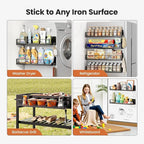 Mystozer 16.9 Inch Wide Large Capacity Magnetic Spice Rack - Image 7