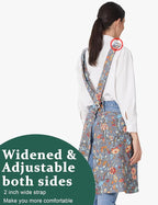 Cozy Adjustable Cross Back Aprons - Image 3