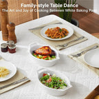 ONEMORE Oval Au Gratin Baking Dish, 20 oz Small Casserole Dishes - Image 4