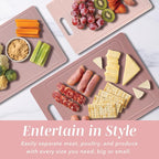 COOK WITH COLOR Non-Slip Cutting Board Set – Kitchen Essentials with Easy Grip - Image 6
