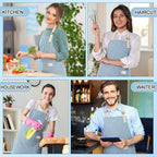 Janmercy 24 Pcs Aprons for Women Men - Image 7