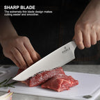 Knife Set with Block, N NOBLE FAMILY 16Pcs Kitchen Knives Drawer Organizer Set - Image 6