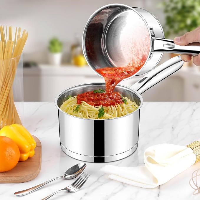LIANYU Stainless Steel Saucepan Set - Image 8