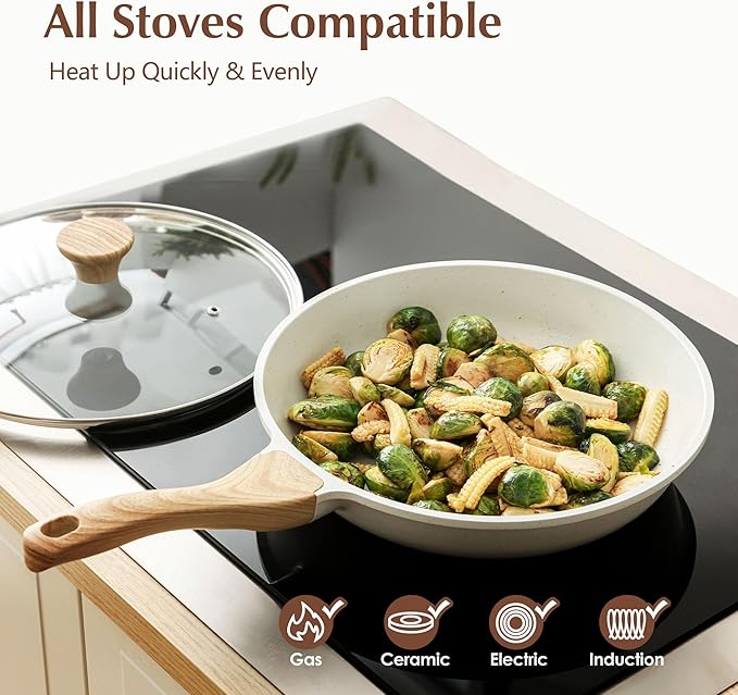 SENSARTE Nonstick Ceramic Frying Pan Skillet - Image 4