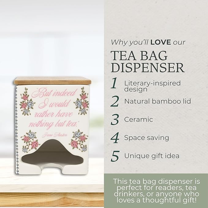 Steel Mill & Co Ceramic Tea Bag Dispenser - Image 7