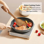 4 Pack Wooden Spatula for Cooking, Non-stick Turner Acacia Wood Spatula for - Image 5