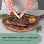 PURPLECLAY Wooden Knives Disposable – 300 Piece Wood Compostable Knives - Image 2