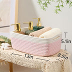 MiniArk Small Storage Baskets for Organizing | Closet Organizer Bins | Shelf - Image 3