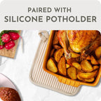Extra Long Silicone Oven Mitts and Pot Holders Sets | Heat Resistant 500°F - Image 6
