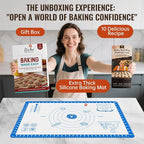 Silicone Baking Mat with 10 Useful Recipes, Silicone Mat - Image 3