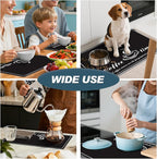 Dish Drying Mats for Kitchen Counter, Waterproof Coffee Mat for Countertop - Image 8