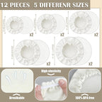 10 Pack Cloth Bowl Covers for Bread Rising - Image 3