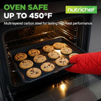 NutriChef 2-Piece Baking Sheet Non Stick - Image 2