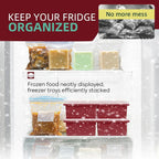Silicone Freezer Trays with Lids -1 cup soup freezer container large ice cube - Image 6
