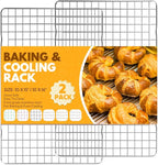 2 PCS Cooling Racks for Cooking and Baking, 15x10 Inches Stainless Steel by Unknown