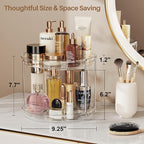 LAMU 2 Tier Lazy Susan Turntable Organizer 9.25'' Rotating Spice Rack - Image 4