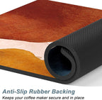 Rnivvi Coffee Mat, Hide Stain Rubber Backed Absorbent Dish Drying Pad - Image 4