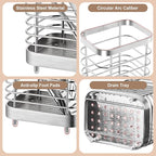 Utensil Holder, Stainless Steel Utensil Drying Rack - Image 3