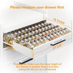 AMBIRD Bamboo Spice Drawer Organizer - Image 3
