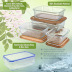 Set of 4 Stackable Space-Saving Nesting Glass Bowls - Image 6