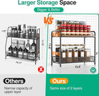 2 Pack Spice Rack Organizer for Countertop - Image 3