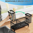 Cisily Sponge Holder for Kitchen Sink, Sink Caddy Organizer - Image 3