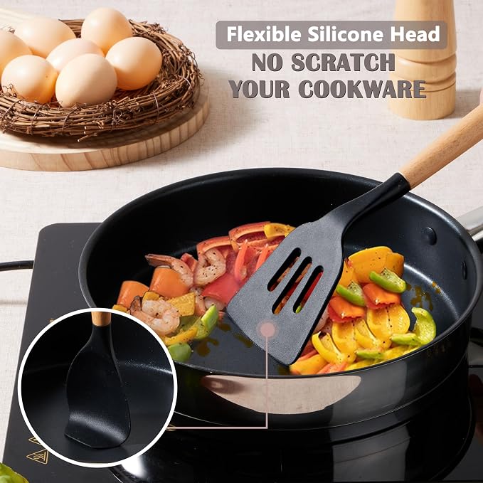 E-far Black Kitchen Utensils Set - Image 5
