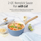 GoodCook Healthy Ceramic Titanium-Infused 2 Quart Saucepan - Image 2