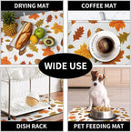 Fall Leaves Dish Drainer Mat - Image 7