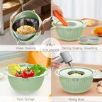 4-1 Strainer with Bowl & Spoons Set - Image 2