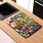 Easter Bunny Eggs Dish Drying Mat - Image 6