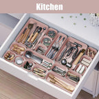 Plastic Drawer Organizers, Desk and Vanity Organizer Plastic Tray, Makeup - Image 5