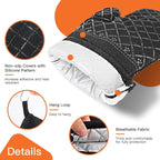 Philorn Oven Mitts and Pot Holders 6pcs, Kitchen Oven Glove High Heat Resistant - Image 3