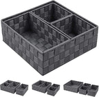 Posprica Woven Storage Baskets for Organizing, Small Baskets Cube Bin Container - Image 2