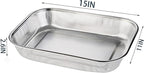 Cedilis 2 Pack Large Stainless Steel Colander Strainer, 6 Quart Mesh Vegetable - Image 2