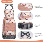 Lovely Flower Pattern Retro Aprons - Image 4