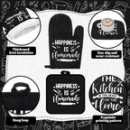 Fourluoo 10 Pcs Farmhouse Kitchen Decor and Accessories Set 4 Kitchen Towels 2 - Image 5
