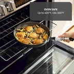 T-Fal Ultimate Hard Anodized Ceramic Nonstick 8 Piece Cookware Set, Oven Safe - Image 8
