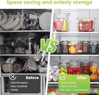 6 Pack Plastic Food Pan with Lid 1/6 Size 6 Inch Deep Restaurant Clear Food - Image 5