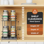 Mystozer Pull Out Spice Rack Organizer - Image 2